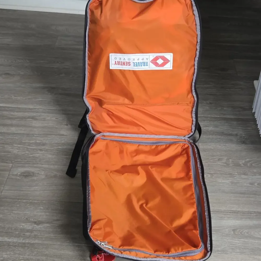 eBags TLS Professional Laptop Backpack Black Orange Travel Bag EB2146-16